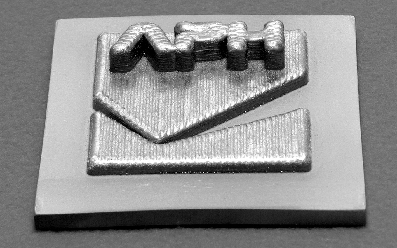 3D增材打印的金屬logo 3D增材打印的金屬logo